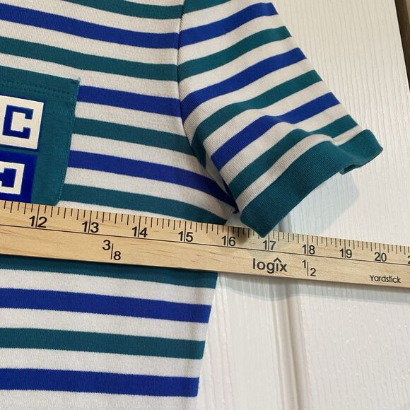 Chaps Ralph Lauren Tee Dress pocket logo womens sz Small nautical sailor girl - Picture 8 of 8